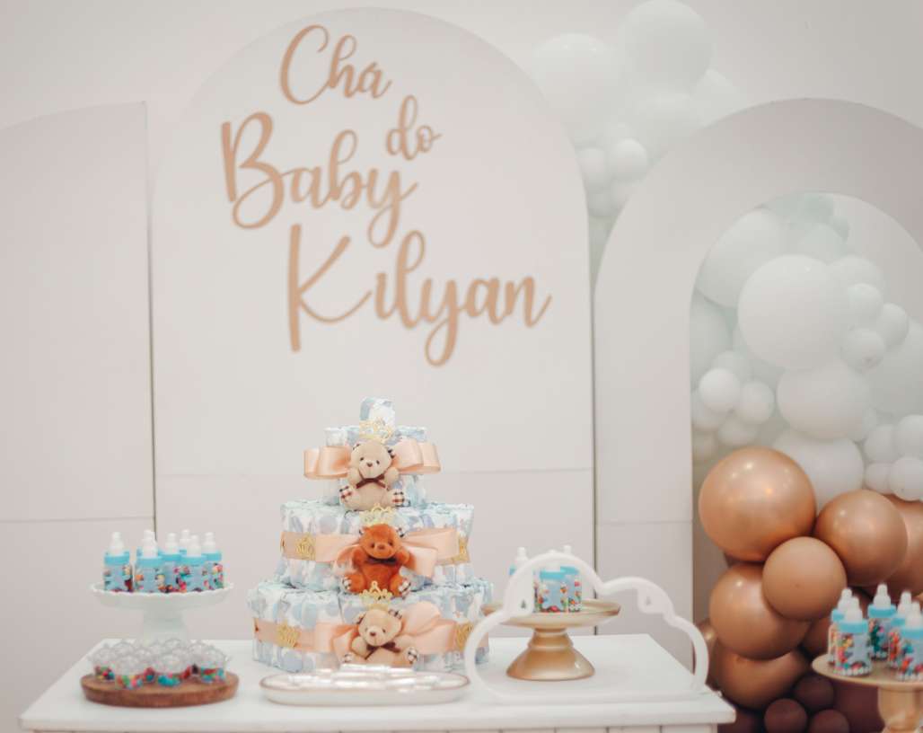 Écharpe Baby Shower "It's A Boy" - Cadeau Naissance Garçon En Tissu Satiné Bleu